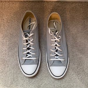 Grey Platform Converse Sneakers